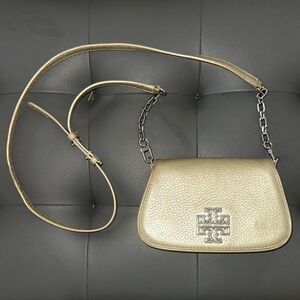 Tory Burch Gold Crossbody Bag